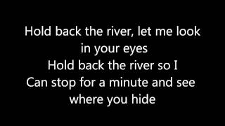 James Bay  Hold back the river lyrics [upl. by Amato]