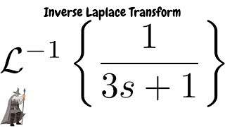 Find the Inverse Laplace Transform of 13s  1 [upl. by Uzzi]