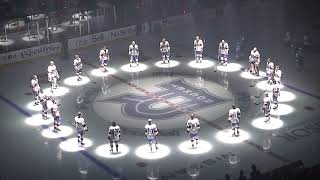 The 202425 Laval Rocket team is introduced prior to the home opener vs Syracuse Crunch 101824 [upl. by Enehpets]