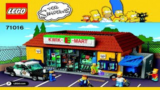 LEGO instructions  The Simpsons  71016  KwikEMart [upl. by Nollat]