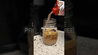 let’s make protein coffee proteinshake proteincoffee premierprotein highproteinrecipes [upl. by Yelrac]