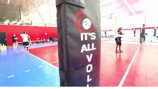 Volleyball Drills For Serving Overhand Float and Jump Serve Technique  College Prep Serve Training [upl. by Mandel]