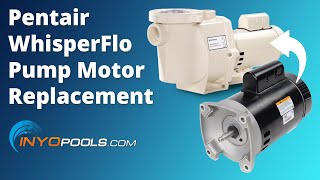 How To Replace A Pentair WhisperFlo Pump Motor [upl. by Albertine]