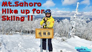 Club med Sahoro Resort hike up for sking  클럽메드 사호로 산정상에서 파우더 타기 [upl. by Faulkner]