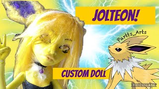 Jolteon OOAK art doll EEVEELUTIONS SERIES [upl. by Eihcra]