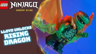 Lloyd unlocks Rising Dragon Technique  Ninjago Dragon Rising S2 Recreation [upl. by Atiuqrahc419]