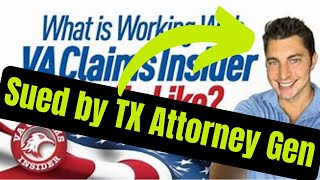 VA Claims Insider SUED by Texas Attorney General and VA Accredited Claims Agents va disability [upl. by Fortunna780]