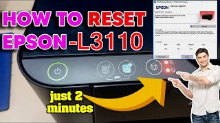 Epson L3110 red light blinking solution  How to reset Epson L3210 l3251 l3150 l3110 resetter free [upl. by Atalanta]