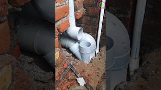 Bathroom Toilet fittingbathroom toilet pipefitting drainage shorts [upl. by Nore]