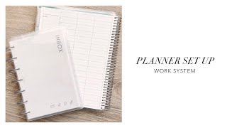 2021 Work Planner Set Up  HP Mini Discbound amp Erin Condren Parent Planner [upl. by Ahsem378]