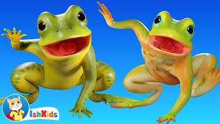 Five Little Speckled Frogs  Nursery Rhymes amp Kids Songs  IshKids [upl. by Hasan]