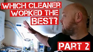 HEATING SYSTEM CLEANER Which was BEST PART 2  Mains Water Flush [upl. by Enej]