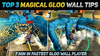 Top 3 Most Used Gloo Wall Tricks To God Level Gameplay  Fastest Gloo Wall Trick 😯 No Talks About [upl. by Weisbrodt]