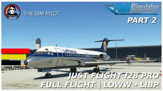 MSFS  First Look at JF Fokker F28  Full Flight  Part 2 [upl. by Laura608]