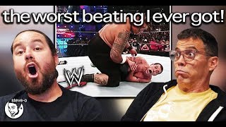 WWE  The Worst Beating I Ever Got ft Chris Pontius Reaction  SteveO [upl. by Glogau820]