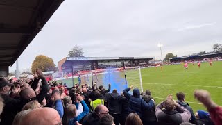 Chesterfield Fans away at Kidderminster Harriers FC  Will Grigg Goal 28102023 [upl. by Ramedlaw]