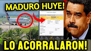 ULTIMO MADURO se FUGA tras MARCHAS MASIVAS  ¡¡LO CAPTAN ESCAPANDO DE PALACIO en HELICOPTERO [upl. by Rambow]