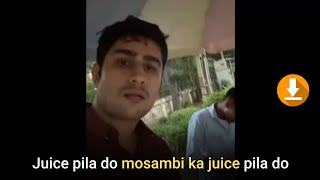 Juice pila do mosambi ka juice pila do mood off hai mera mithu don meme template II shambhu bhai [upl. by Aliakim324]