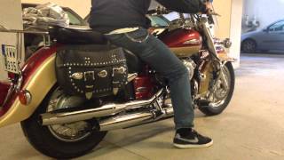 Yamaha Dragstar 650  First startup 2013 [upl. by Ennovyahs]