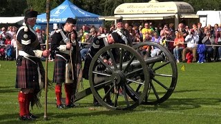 Blairgowrie Rattray and District Pipe Band and The Atholl Highlanders at Birnam Highland Games [upl. by Caldeira367]