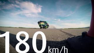 Nokian Tyres  Watch the Guinness World Record Fastest side wheelie in a car [upl. by Atiras]