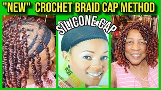 NEW Crochet Braid Cap Technique for Hair loss Thin amp Damaged Hairquot [upl. by Oemor293]