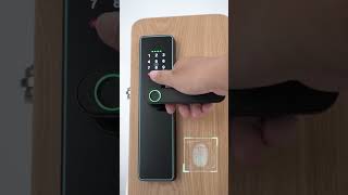 Smart Wood Door Lock with Tuya WIFITTlock ttlock tuyawifi smartlock tuyasmart [upl. by Ytteb]