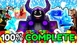 COMPLETED CHRISTMAS EVENT amp GOT NEW ULTIMATE GLACIER TITAN Toilet Tower Defense [upl. by Bowman658]