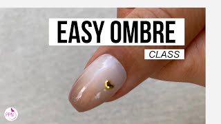 Howto Easy Ombre Gel Nails NO SPONGE [upl. by Ahseiyn]