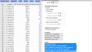 Finding Confidence and Prediction Intervals Using Statcrunch [upl. by Altaf805]