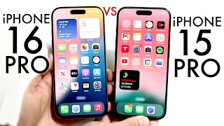 iPhone 16 Pro Vs iPhone 15 Pro Comparison Review [upl. by Lleinnad340]