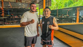 Muay Thai in Thailand 🔥 Ich mache beim Thaibox Training mit TIGER MUAY THAI 💯 [upl. by Mintun]