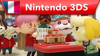 Animal Crossing Happy Home Designer  Les bâtiments publics Nintendo 3DS [upl. by Hseyaj]