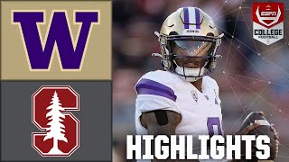 Washington Huskies vs Stanford Cardinal  Full Game Highlights [upl. by Nylyoj]