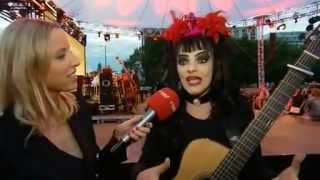 Nina Hagen  Alle Wollen In Dem Himmel Walk With Me Jesus Fest der Kirchen Berlin Germany [upl. by Oinotnas]