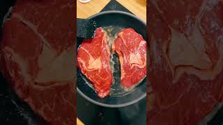 How To Make PERFECT Entrecote Ribeye Steak at Home [upl. by Azilem]