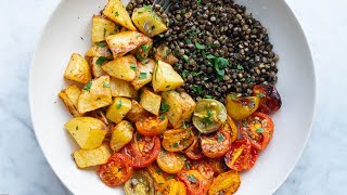 Warm Roasted Lentil amp Potato Salad [upl. by Erme957]