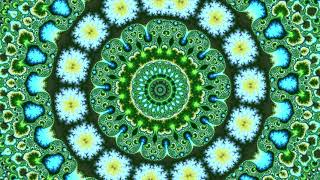 Attract Positive Thought  4K Psychedelic Visuals Mandala Healing  Psyart Trippy Video [upl. by Batholomew]