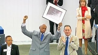 Guillermo Fariñas critica Cuba na recepção do Prémio Sakharov [upl. by Llenrag]