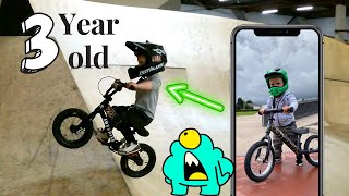 BMX riding Youre never too small to dream big [upl. by Lemuel379]