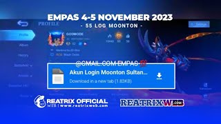 NEW EMPAS 45 NOV  CEK IN DESCRIPSION  EMPAS LOG MOONTON [upl. by Matty]