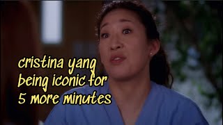 cristina yang being iconic for 5 more minutes [upl. by Malkah1]