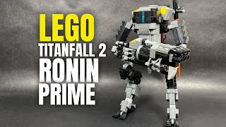 Lego Titanfall 2 Ronin Prime Tutorial and Review [upl. by Sirrah]