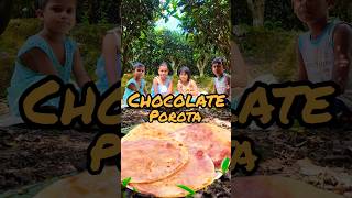 chocolate parantha shortvideo viralvideo food cooking recipe MaMeyerRannaghar1 [upl. by Reede141]