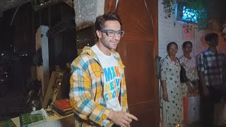 Shalin Bhanot Spotted At All Saints Restaurant In Khar [upl. by Jonme]