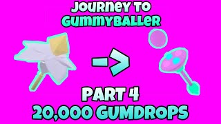 Journey to Gummy Baller 4 20000 GUMDROPS  Roblox Bee Swarm Simulator [upl. by Akinej447]