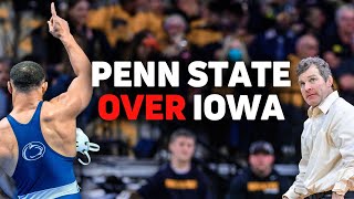 Penn State vs Iowa Wrestling  Complete Recap [upl. by Arekahs]