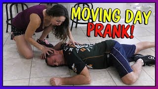 MOVING DAY PRANK  We Are The Davises [upl. by Eelnyl969]