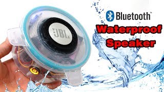 DIY Waterproof Bluetooth Speaker at home [upl. by Isdnil]