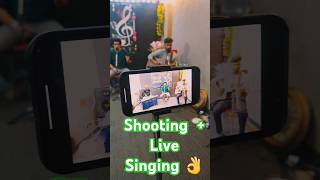 Live singing karte samay kaise shoot kare👌youtubeshorts livesinging cameratest cameraman camera [upl. by Francine528]